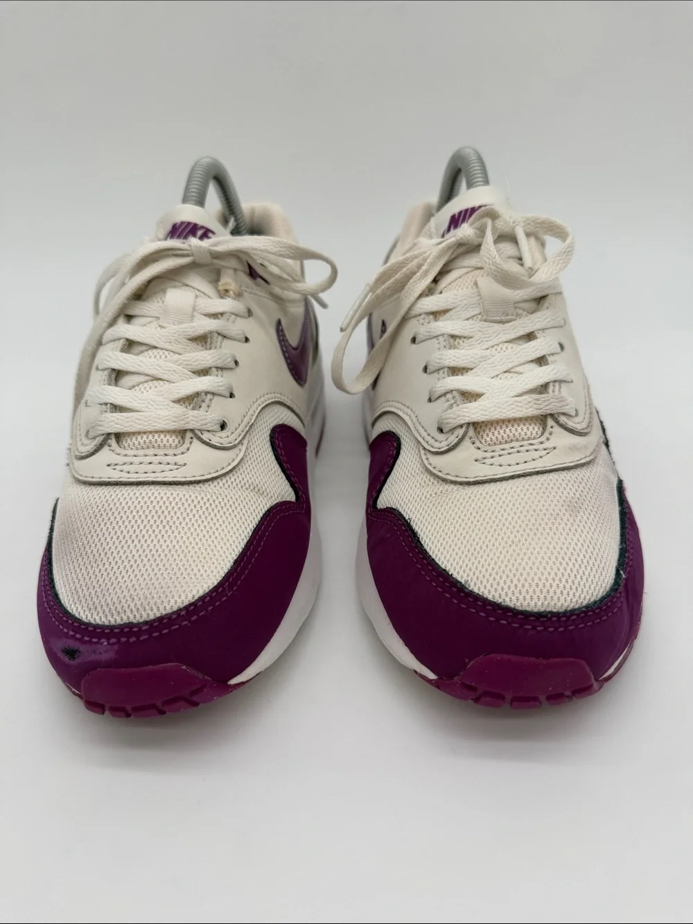 Nike Air Max 1 GS 'White Viotech' Youth Size 6